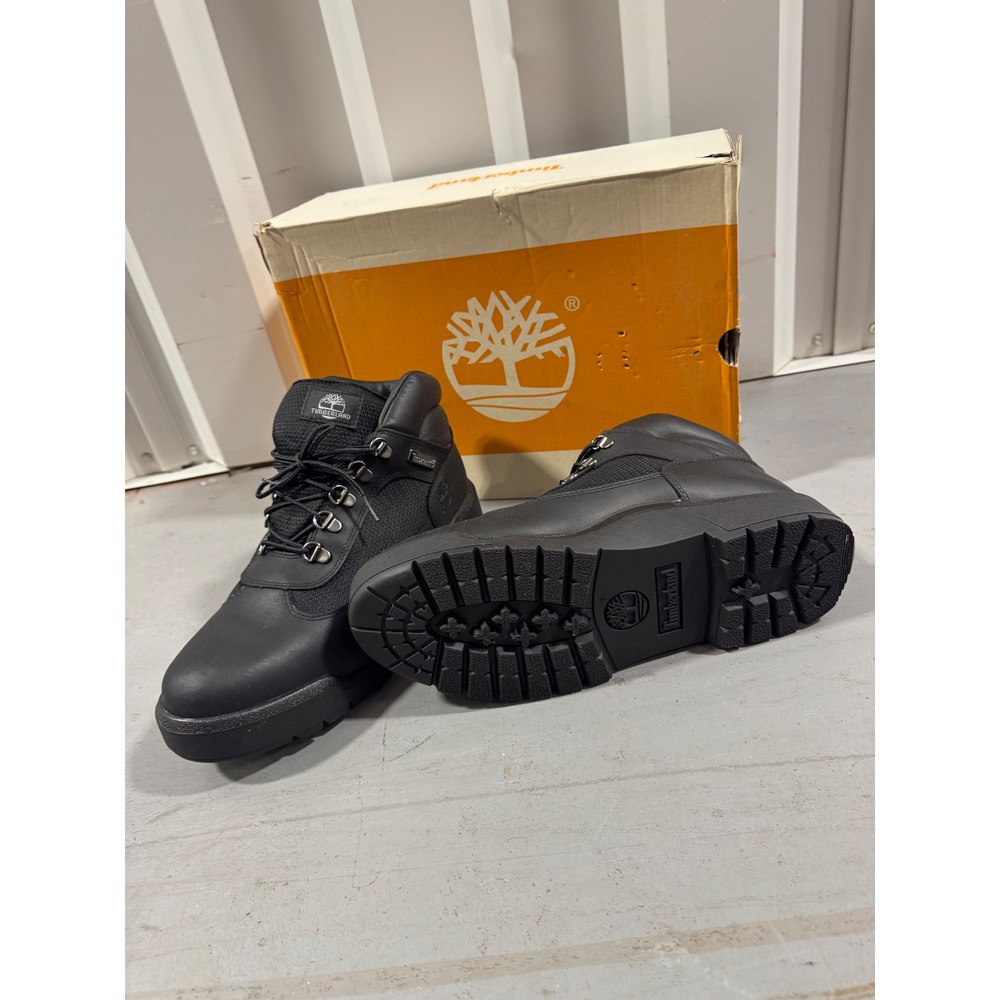 Timberland Field Boots Mens 10.5 Black Waterproof PrimaLoft A17KY A7098 - Picture 4 of 10